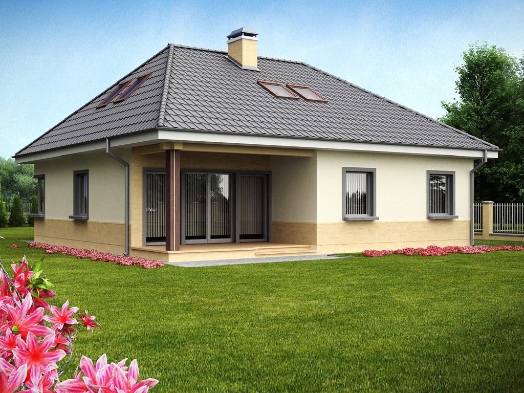 Тазобедрен покрив – характеристики и дизайн